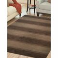 Glitzy Rugs 5 x 8 ft. Hand Knotted Gabbeh Wool Contemporary Rectangle Area Rug Brown & Beige UBSL00205L0401A9